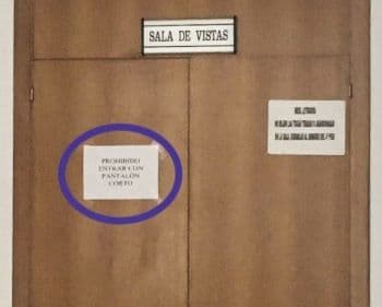 prohibido en juicios